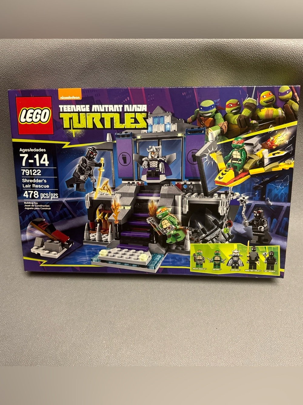 LEGO Teenage Mutant Ninja Turtles: Shredder's Lair Rescue (79122) New 478pc Set